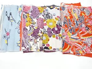 アンティーク　正絹　縮緬地型染はぎれ色々セット